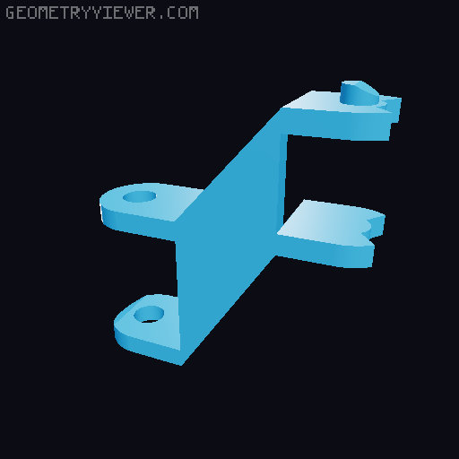 Creality K1 Rise Chain Side & Accessories 3D model thumbnail