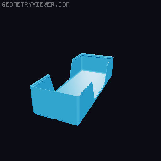 Gridfinity wall cutout collection 3D model thumbnail