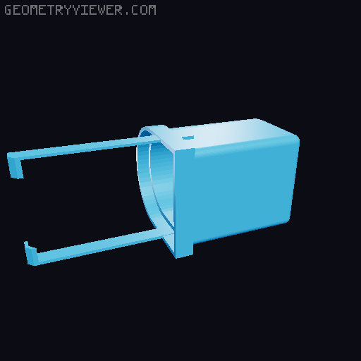 Pencil Holder v3 3D model thumbnail