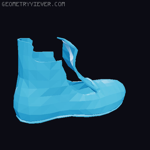 Hockey Ice Skate 3D model thumbnail