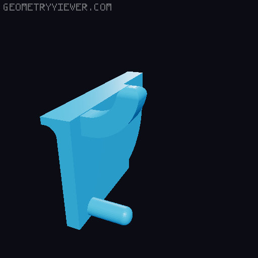 Ultimate Drawer System XL Pegboard Adapter 3D model thumbnail