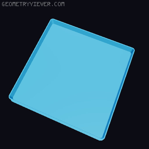 Gridfinity Bin with Gridfinity Cap (parametric) 3D model thumbnail
