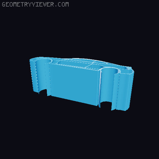 Car silhouettes! different models 3D model thumbnail