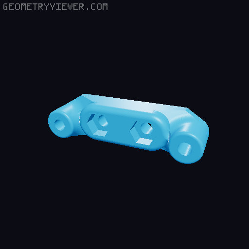 EXPLORER-MK1 3D PRINTED 1:10 RC CHASSIS 3D model thumbnail