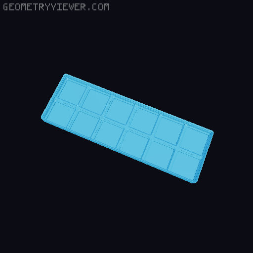 Gridfinity cups height 2 (18mm) collection 3D model thumbnail