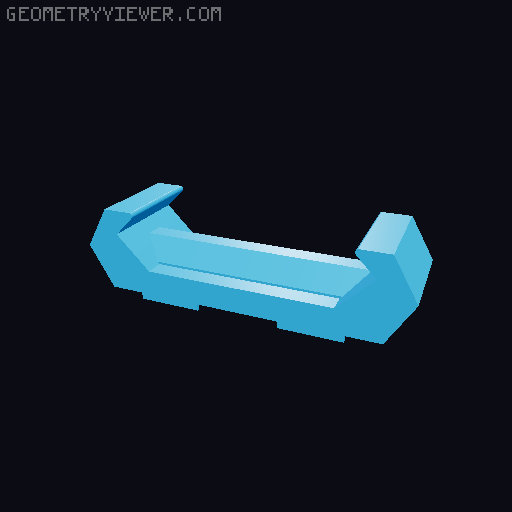 Picatinny Rail Covers 3D model thumbnail