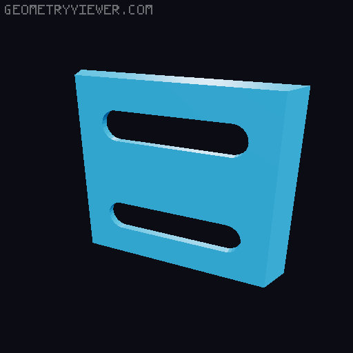 Mini Beamer Wall Mount 3D model thumbnail