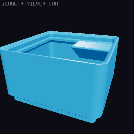 Gridfinity cups height 3 (25mm) collection 3D model thumbnail