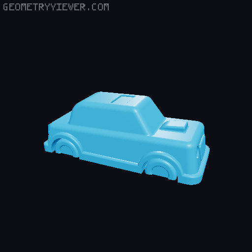 Rush hour logical game with cars 3D model thumbnail
