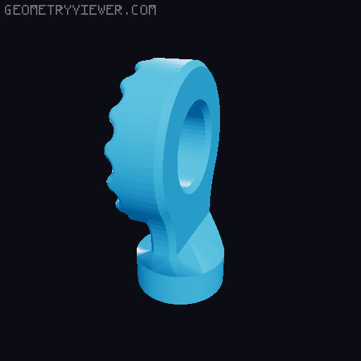 Multifunctional Arm - Ball Joint 3D model thumbnail