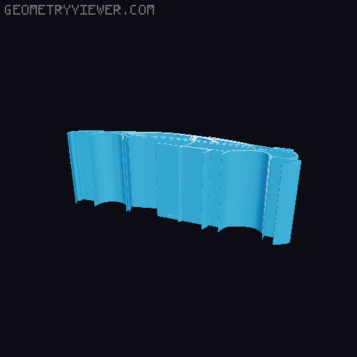 Car silhouettes! different models 3D model thumbnail