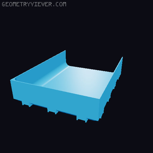 Modular Drawer Organizer Remix 3D model thumbnail