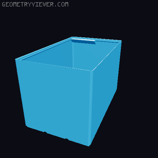 Gridfinity cups height 18 (130mm) collection 3D model thumbnail