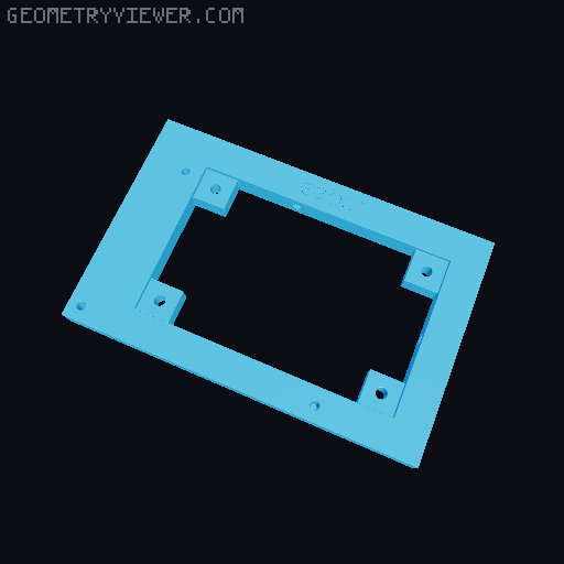 Modular case: Motherboard (Parts #1-9) 3D model thumbnail