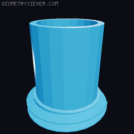 GOEWS Threaded insert shelf 3D model thumbnail