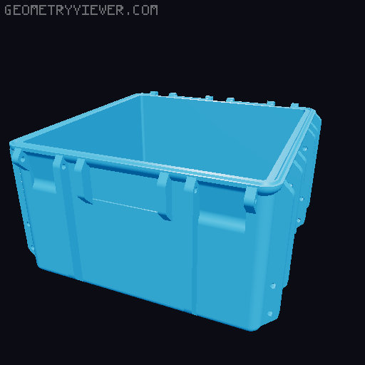 SBox for MINI - stackable toolbox system 3D model thumbnail