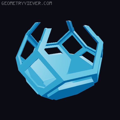 More open Plantygon 3D model thumbnail