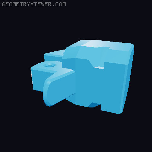 Protean N-Strike Stock Attachment 3D model thumbnail