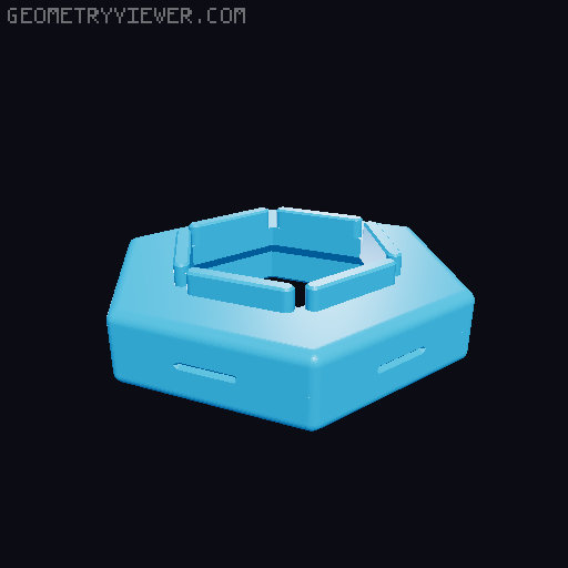 Gravitrax spacers 1 to 7,10,14,15 tiles high 3D model thumbnail