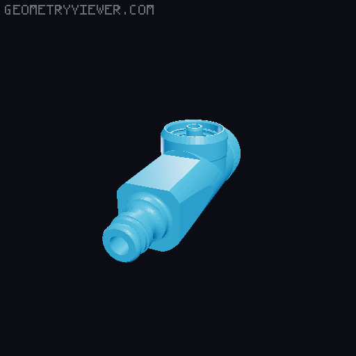 PET Bottle Foam Gun for Garden hose. Constant Soap dispenser. 3D model thumbnail