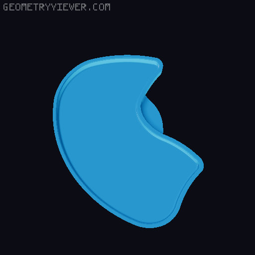Petite Paint Palette – Deep Dish 1/3/5 + Snap on Lid 3D model thumbnail