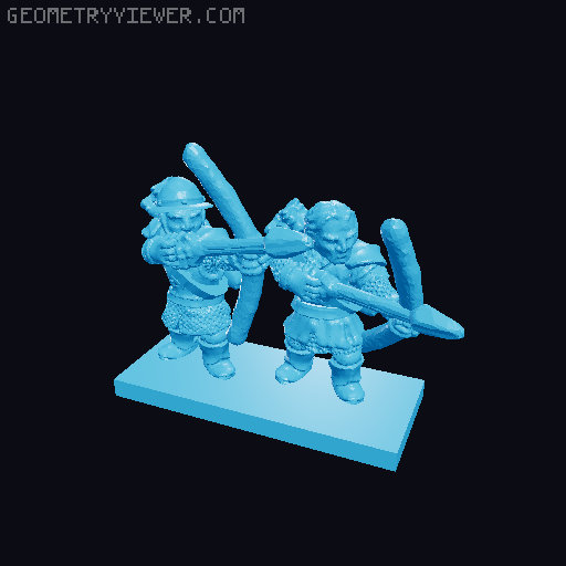 Pinnath Gelin Archers 10mm Scale 3D model thumbnail