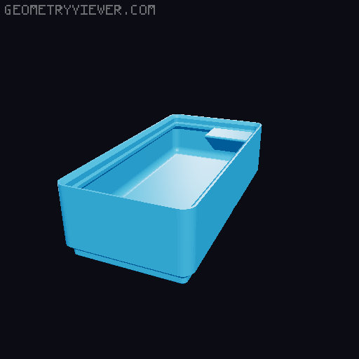 Gridfinity cups height 3 (25mm) collection 3D model thumbnail