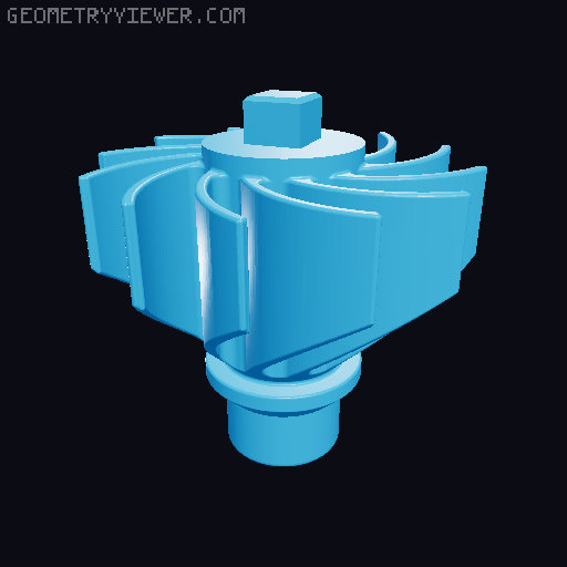 Torque Wrench with Driver for ¼ Inch Socket 3D model thumbnail