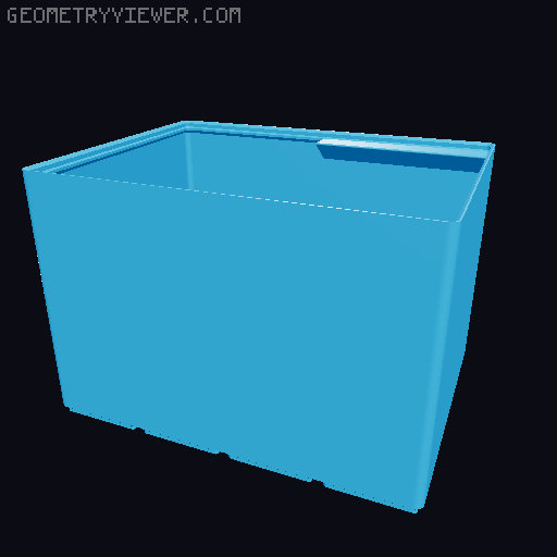 Gridfinity cups height 16 (116mm) collection 3D model thumbnail