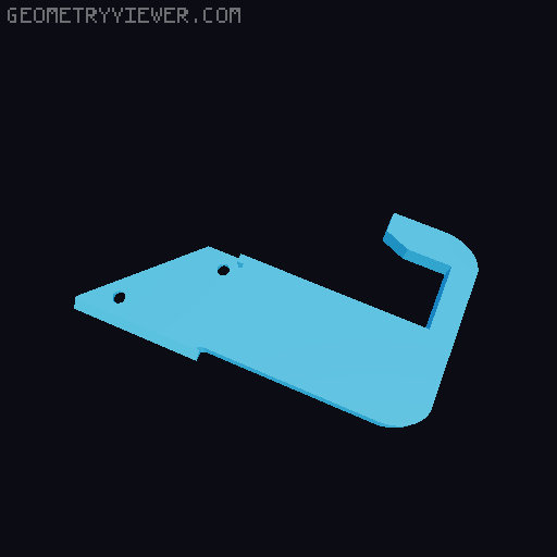 MMU Slot Buffer Hanger 3D model thumbnail