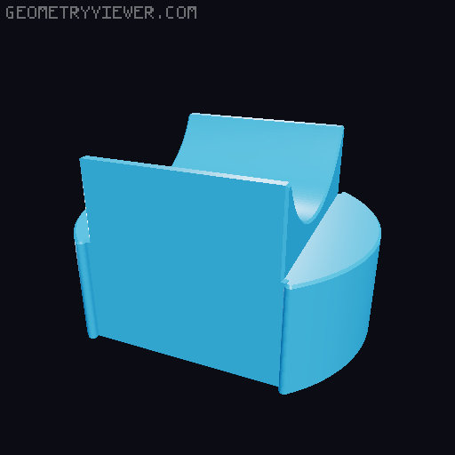 Sturdy soap and shampoo dish for your shower 3D model thumbnail
