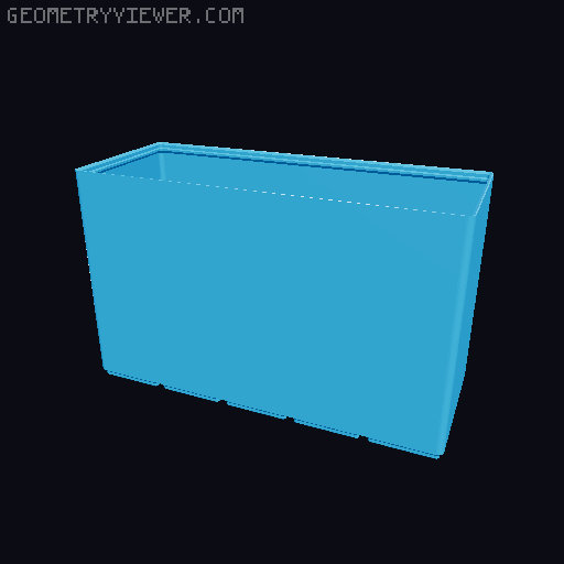 Gridfinity cups height 18 (130mm) collection 3D model thumbnail