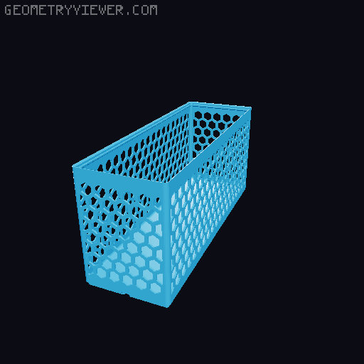 Gridfinity Hex Bins all sizes 3D model thumbnail