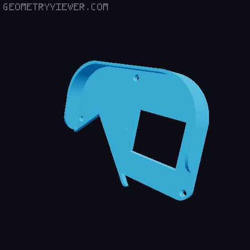 Zenith CH 650 flight grip to suit Ray Allen trim switch 3D model thumbnail