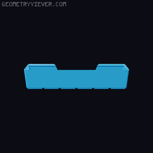 Gridfinity wall cutout collection 3D model thumbnail