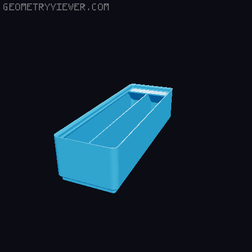 Gridfinity Bin Generator 3D model thumbnail
