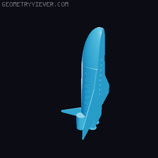 Design a Spacecraft (Lego Technic) Modular Pieces 3D model thumbnail