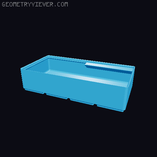 Gridfinity cups height 5 (39mm) collection 3D model thumbnail