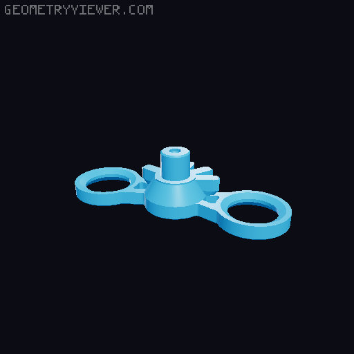 Xbox One controller mini wheel 3D model thumbnail