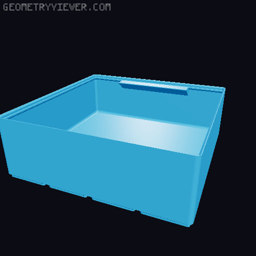Gridfinity cups height 8 (60mm) collection 3D model thumbnail