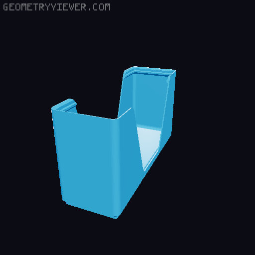 Gridfinity wall cutout collection 3D model thumbnail