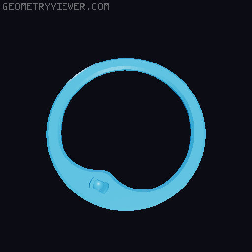 Remix: Stand ring for flexible stand arm for Dummy 13 3D model thumbnail