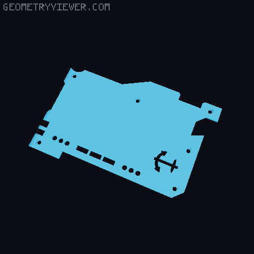 Model 303 Wallet Multitool 3D model thumbnail