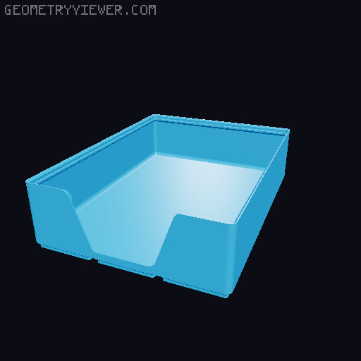 Gridfinity wall cutout collection 3D model thumbnail
