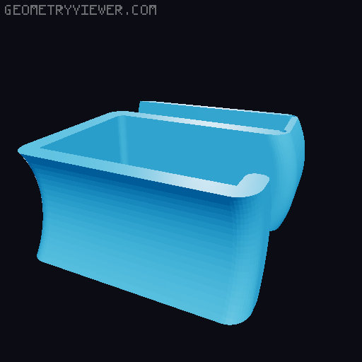 Headphone Table Hook 3D model thumbnail