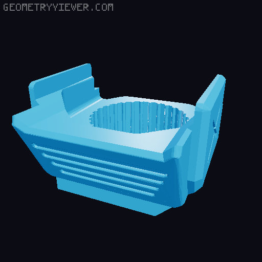 Elegoo Neptune 4 belt tension stopper 3D model thumbnail