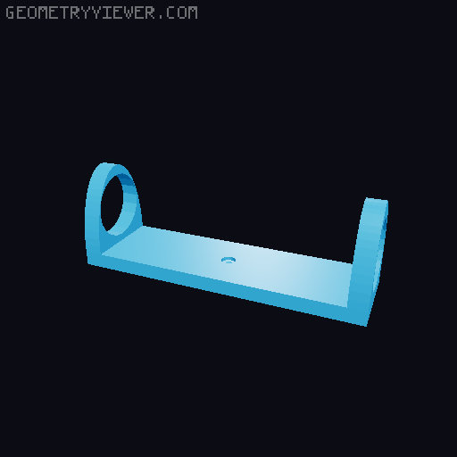 Stroller Fishing Rod Holder 3D model thumbnail