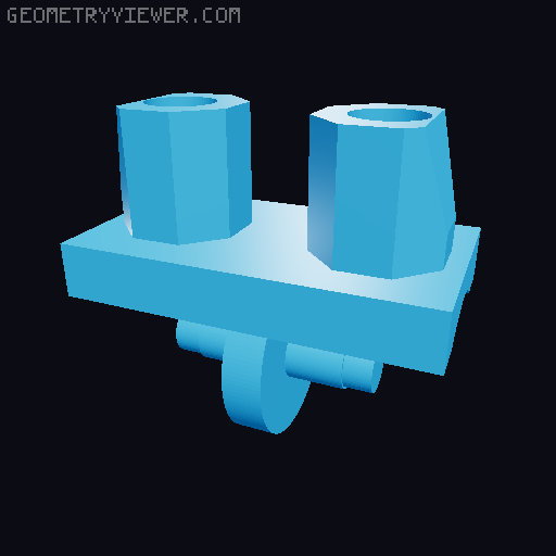 LEGO x KAWS 3D model thumbnail