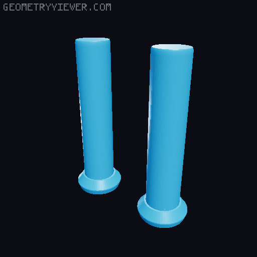 OHC V60 Ultramax Engine 3D model thumbnail