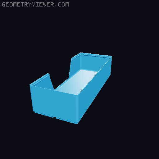 Gridfinity wall cutout collection 3D model thumbnail